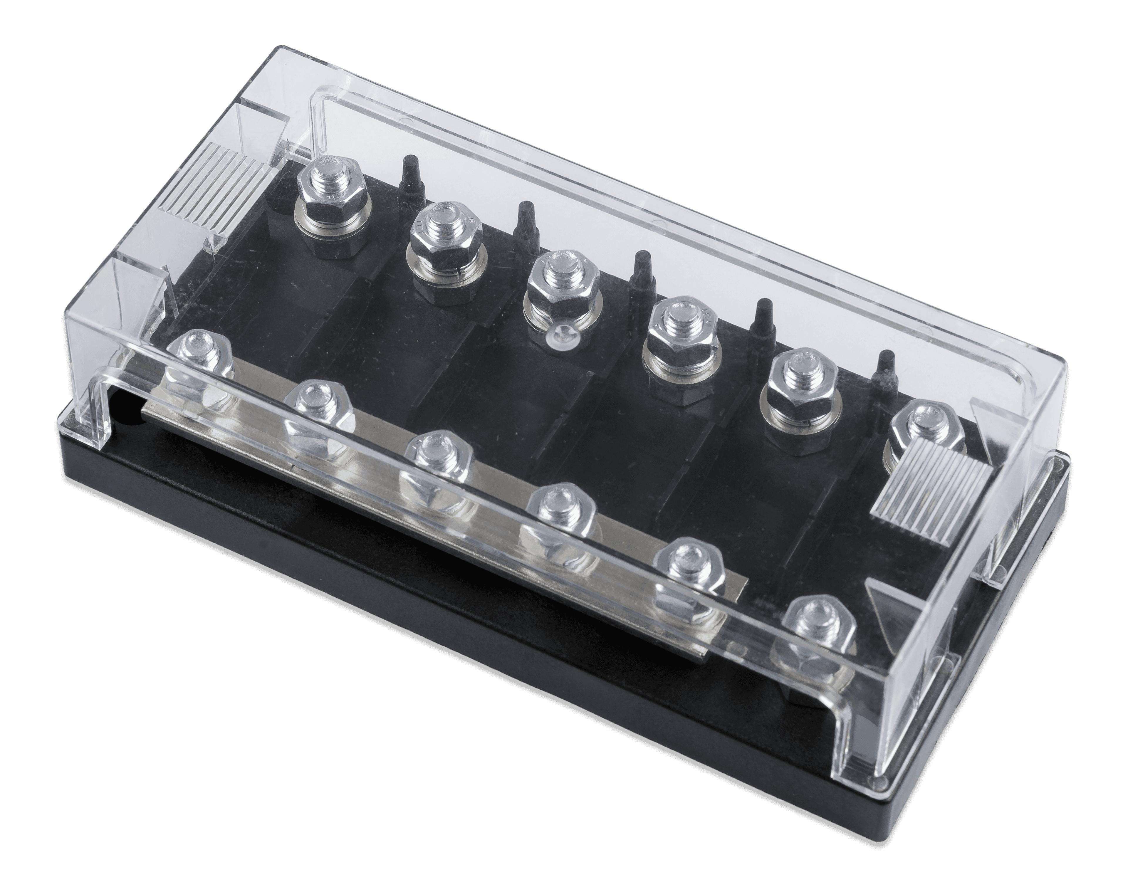 Fuse holder 6-way for MEGA-fuse (left-closed) thumbnail